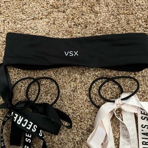 NWOT Victoria Secret headband and hair ties